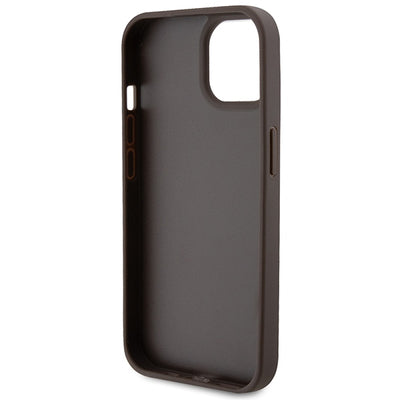 Guess GUHCP15MP4TDSCPW iPhone 15 Plus 6.7" brown/brown hardcase Crossbody 4G Metal Logo