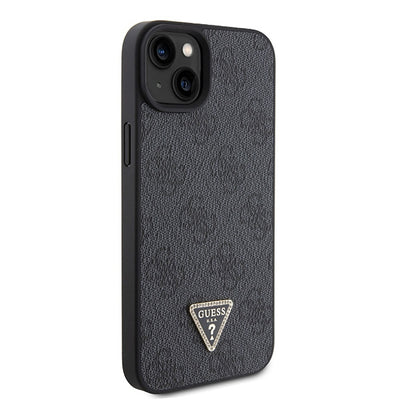 Guess GUHCP15SP4TDSCPK iPhone 15 6.1" black/black hardcase Crossbody 4G Metal Logo