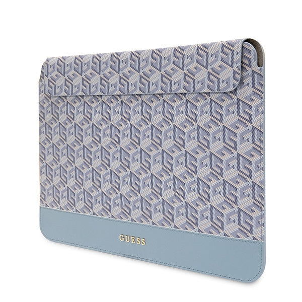 Guess GCube Stripes case for a 16" laptop - blue