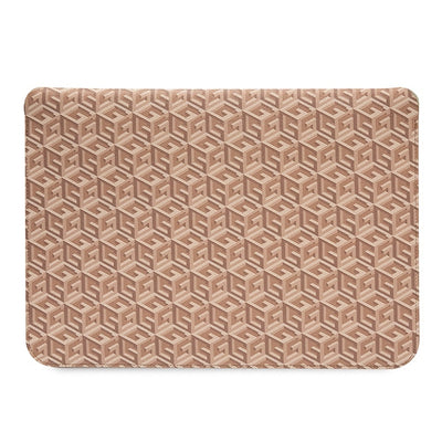 Guess GCube Stripes case for a 16" laptop - brown
