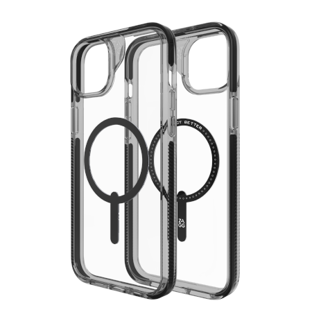 ZAGG Santa Cruz Snap Case with MagSafe for iPhone 15 / 14 / 13 - Black