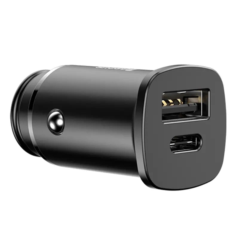 Ładowarka samochodowa Baseus Square PPS QC4.0 / PD3.0 5A 30W (czarna) - Product Image 3