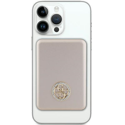 Guess MagSafe 4G Strassed Metal Logo induction power bank 5W 3000mAh - gold