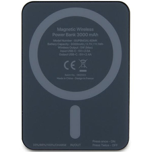 Powerbank Mercedes Stars Pattern MagSafe 5W 3000mAh - black