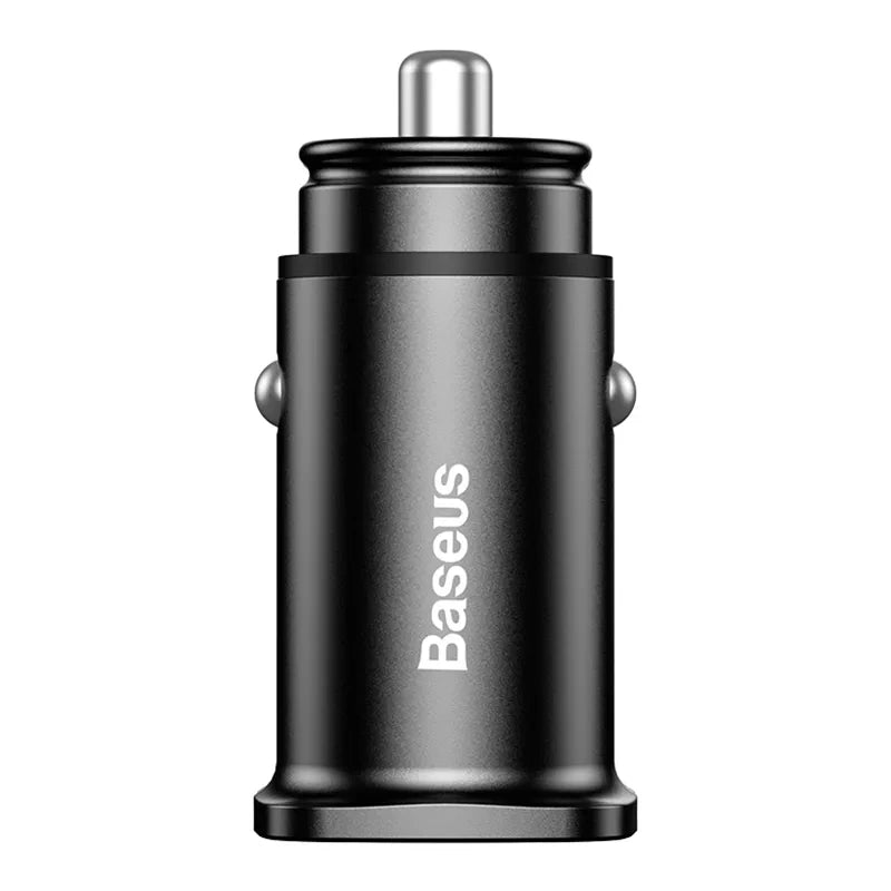 Ładowarka samochodowa Baseus Square 2xUSB QC3.0 5A 30W (czarna) - Product Image 1