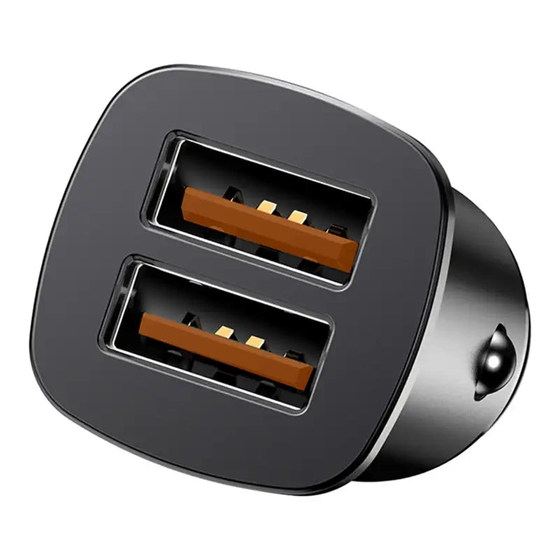 Ładowarka samochodowa Baseus Square 2xUSB QC3.0 5A 30W (czarna) - Product Image 5