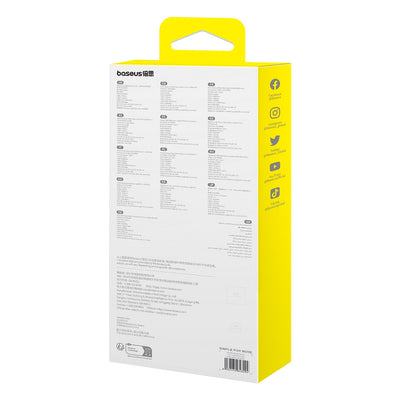 USB HUB 6in1 Baseus Metal Gleam Series II USB-A/USB-C/USB-C PD/HDMI/RJ45 - black