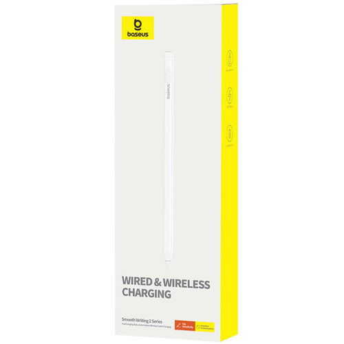 Baseus Smooth Writing 2 Overseas Edition stylus with active tip for iPad with replaceable tip - white