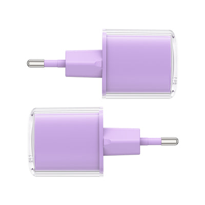 Acefast A53 PD 30W GaN USB-C charger with display - purple
