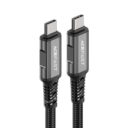 Acefast C1-09 USB-C / USB-C USB4 PD3.1 cable 5A 1m - gray-black