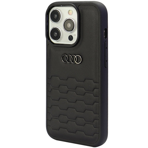 Audi GT Synthetic Leather case for iPhone 15 Pro Max - black