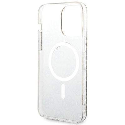 Guess IML 4G MagSafe Case for iPhone 15 Pro Max - Brown