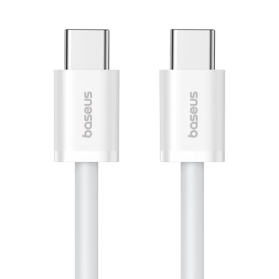Baseus Superior Series ll USB-C - USB-C 30W 480Mb/s cable 1m - white