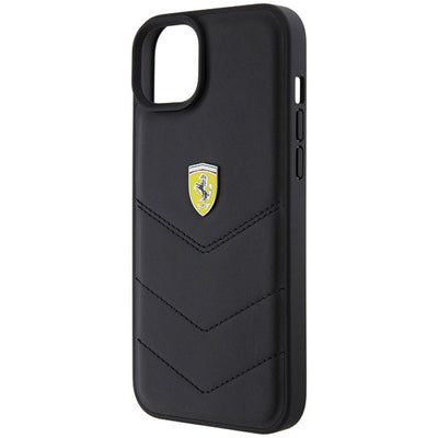 Ferrari FEHCP15MRDUK iPhone 15 Plus 6.7" black/black hardcase Quilted Metal Logo