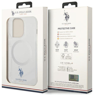 US Polo USHMP15LUCIT iPhone 15 Pro 6.1" transparent MagSafe Collection — U.S. Polo Assn.
