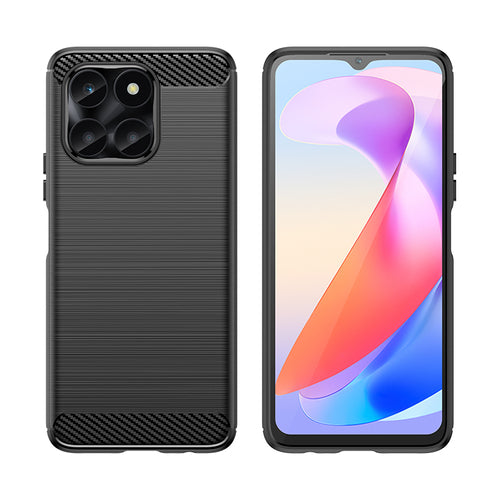 Carbon Case for Honor X6a - black — Hurtel