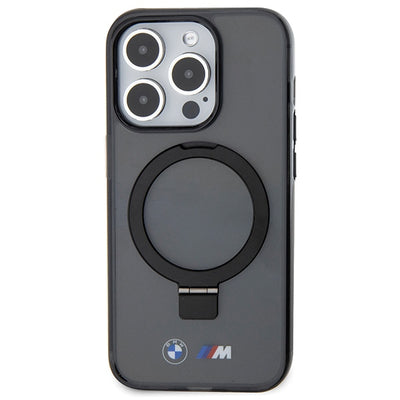 BMW Ring Stand M Collection MagSafe Case for iPhone 15 Pro - Black