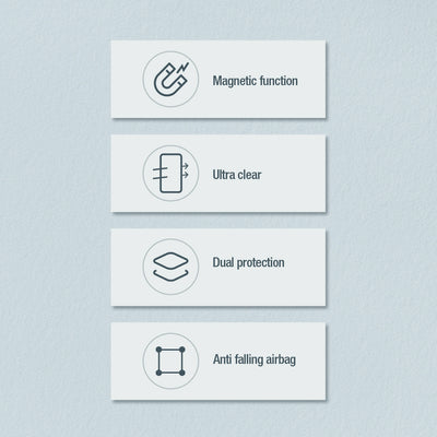 Nillkin Nature Pro armored case with a magnetic ring for Samsung Galaxy S24 Ultra - white