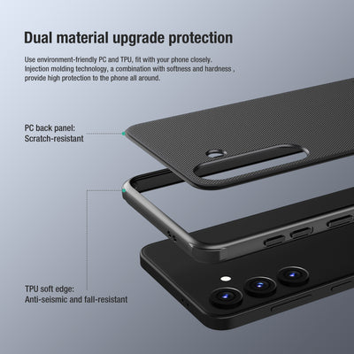 Nillkin Super Frosted Shield Pro armored case for Samsung Galaxy S24+ - black