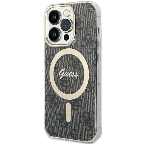 Guess IML 4G MagSafe case for iPhone 15 Pro - black