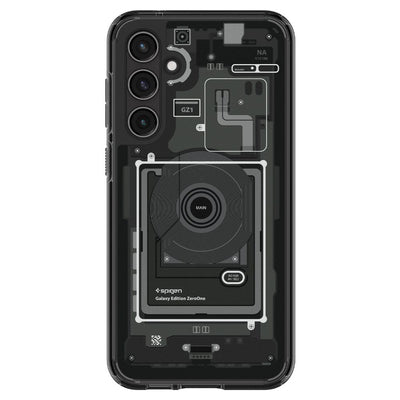 Spigen Ultra Hybrid Case for Samsung Galaxy S23 FE - Dark Gray (Zero One Pattern)
