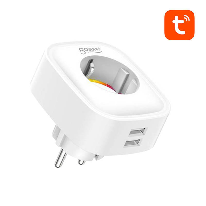 Smart plug WiFi Gosund SP112 2xUSB, 16A, Tuya - Product Image 2