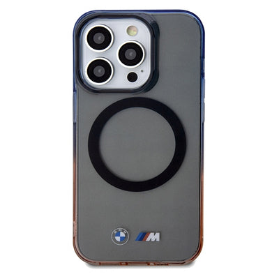 BMW Gradient Bumper MagSafe case for iPhone 15 Pro Max - gray