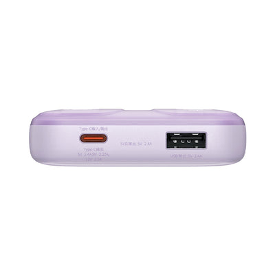 Baseus Comet Series powerbank with display 10000mAh 22.5W - purple + USB-A / USB-C cable