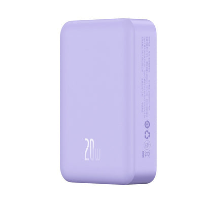 Baseus Magnetic Mini 20000 mAh 20W Powerbank - purple + USB-C / USB-C cable