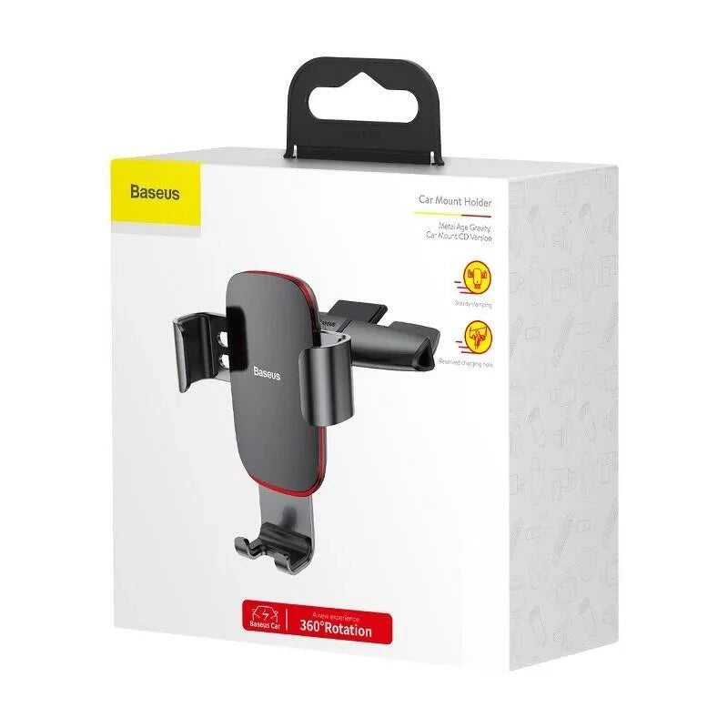 Baseus Metal Age Gravitational Holder for CD slot (Black) - Product Image 7