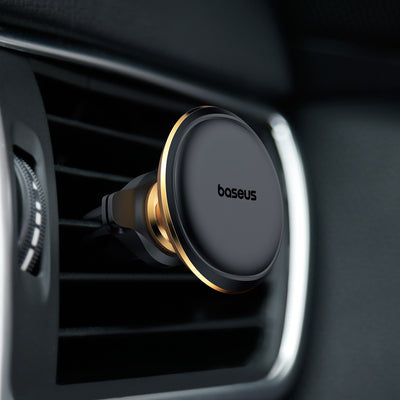 Baseus C40141201G13-00 Magnetic Car Air Vent Holder - Black and Gold