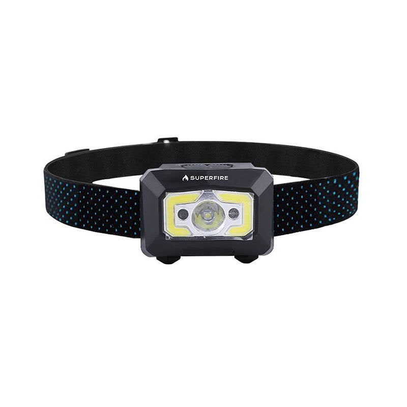 Headlight with non-contact switch Superfire X30, 340lm, USB - Product Image 1