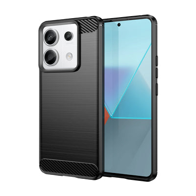 Carbon Case for Xiaomi Redmi Note 13 Pro+ - black — Hurtel
