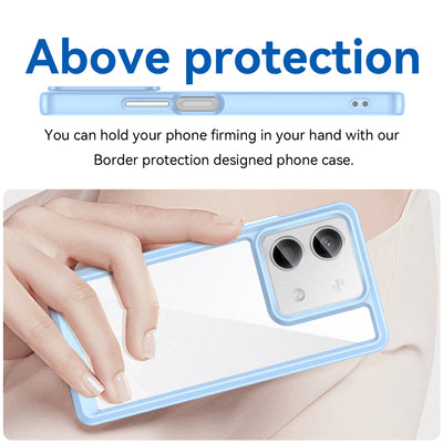 Outer Space Case with gel frame for Xiaomi Redmi Note 13 Pro - blue — Hurtel