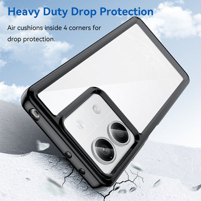 Outer Space Case with gel frame for Xiaomi Redmi Note 13 Pro+ - black — Hurtel