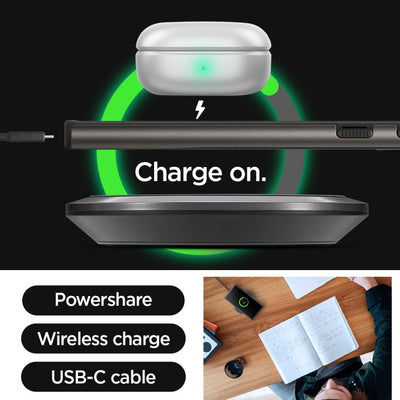 Spigen Neo Hybrid Case for Samsung Galaxy S24 Ultra - Metallic Gray