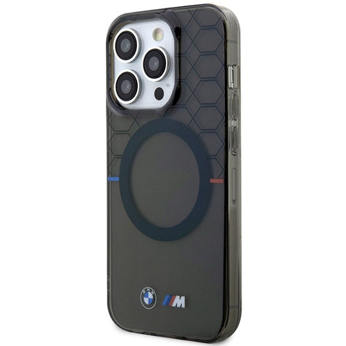 BMW Pattern MagSafe case for iPhone 13 Pro Max - gray