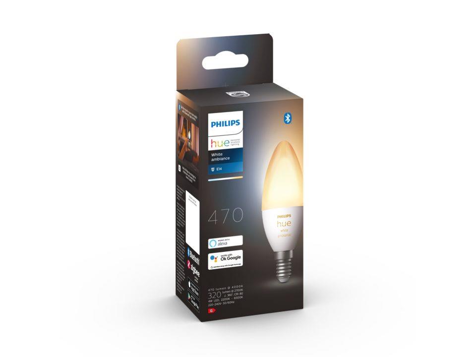 Smart Light Bulb PHILIPS Power consumption 5.2 Watts Luminous flux 470 Lumen 6500 K 220-240V Bluetooth 929002294403