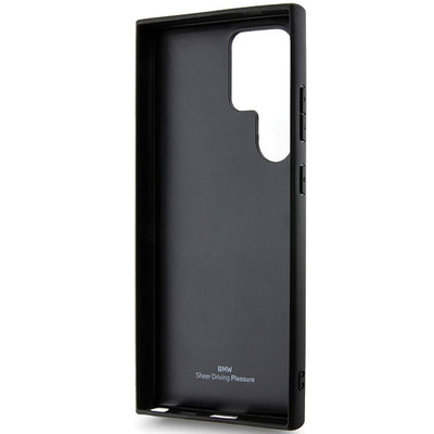 BMW BMHCS24L23RCGPK S24 Ultra S928 black/black hardcase Signature Leather Crossing Lines Pattern