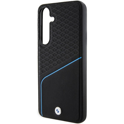 BMW BMHMS24M23RDCLK S24+ S926 black/black hardcase Signature Leather Textured & Line MagSafe