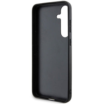BMW BMHMS24M23RTPK S24+ S926 black/black hardcase Signature Leather Half Textured & Circle MagSafe