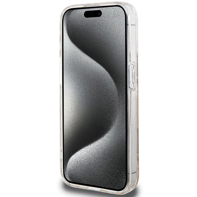 Guess IML GCube MagSafe case for iPhone 15 Pro - brown