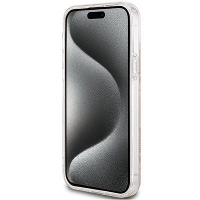 Guess IML GCube MagSafe case for iPhone 15 Plus / 14 Plus - brown