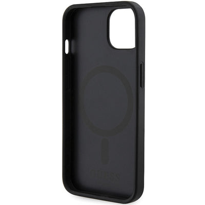 Guess GCube Stripes MagSafe case for iPhone 15 / 14 / 13 - black