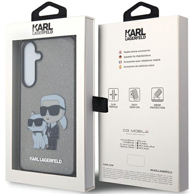 Karl Lagerfeld KLHCS24MHNKCTGK S24+ S926 black/black hardcase Glitter Karl&Choupette