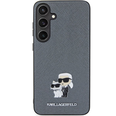 Karl Lagerfeld KLHCS24SPSAKCMPG S24 S921 hardcase gray/gray Saffiano Karl & Choupette Metal Pin