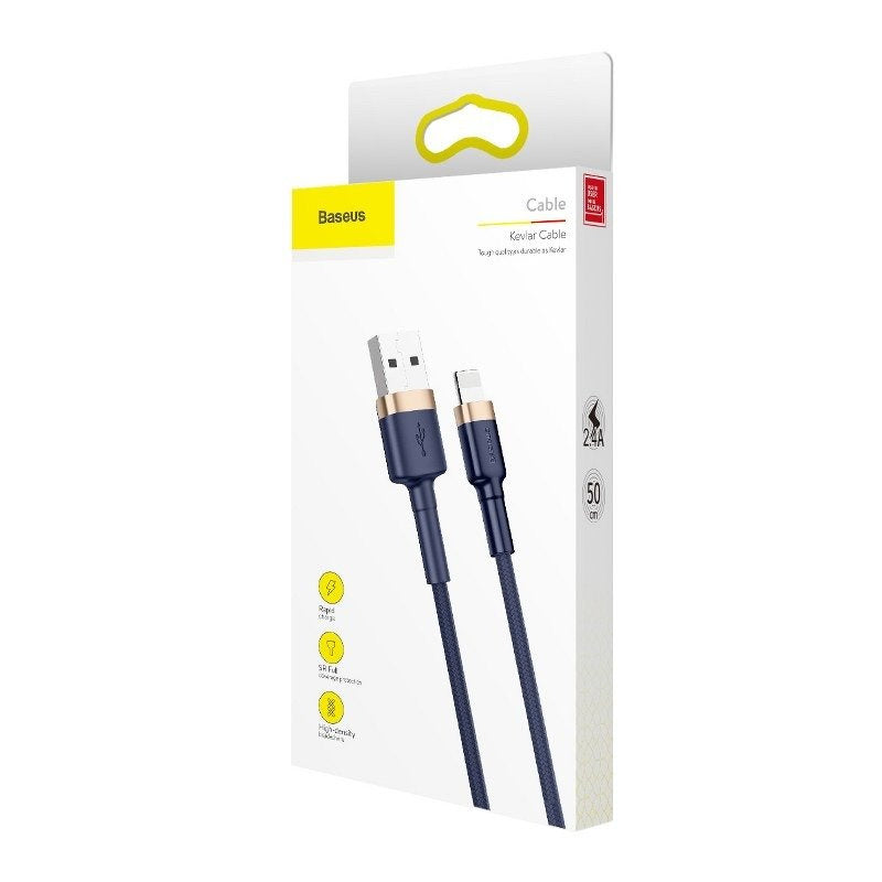 Baseus Cafule Lightning cable 1.5A 2m (Gold+Dark blue) - Product Image 9