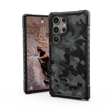 UAG Pathfinder Magnet SE case for Samsung Galaxy S24 Ultra 5G with magnetic module - camo gray