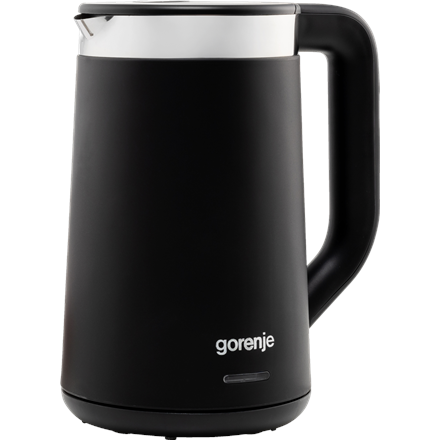 Gorenje | Kettle | K17TRDW | Electric | 2200 W | 1.7 L | Plastic/Metal | 360° rotational base | Black