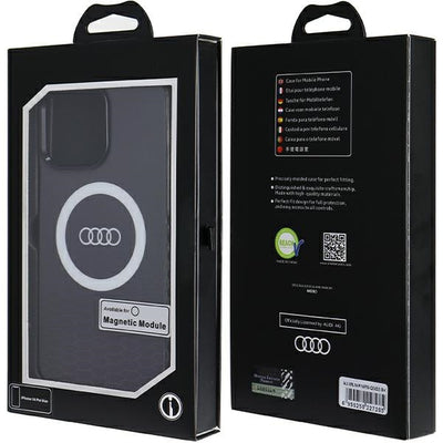 Audi IML Big Logo MagSafe case for iPhone 14 Pro Max - black